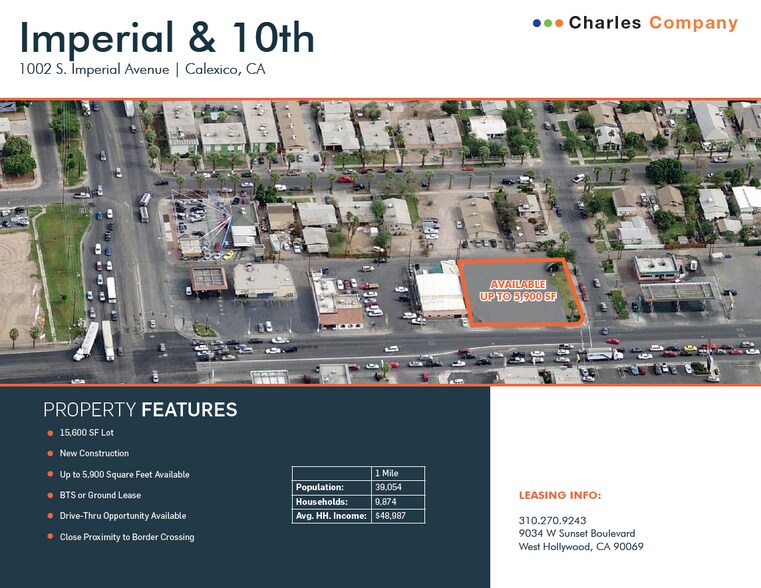 1002 S Imperial Ave, Calexico, CA à louer - Photo de l’immeuble – Image 1 sur 4