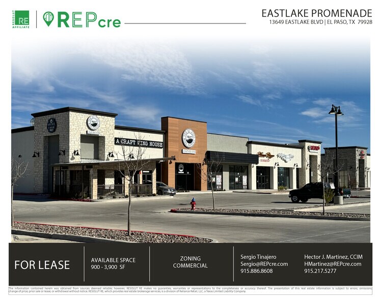13649 Eastlake Blvd, El Paso, TX à louer - Photo de l’immeuble – Image 1 sur 11