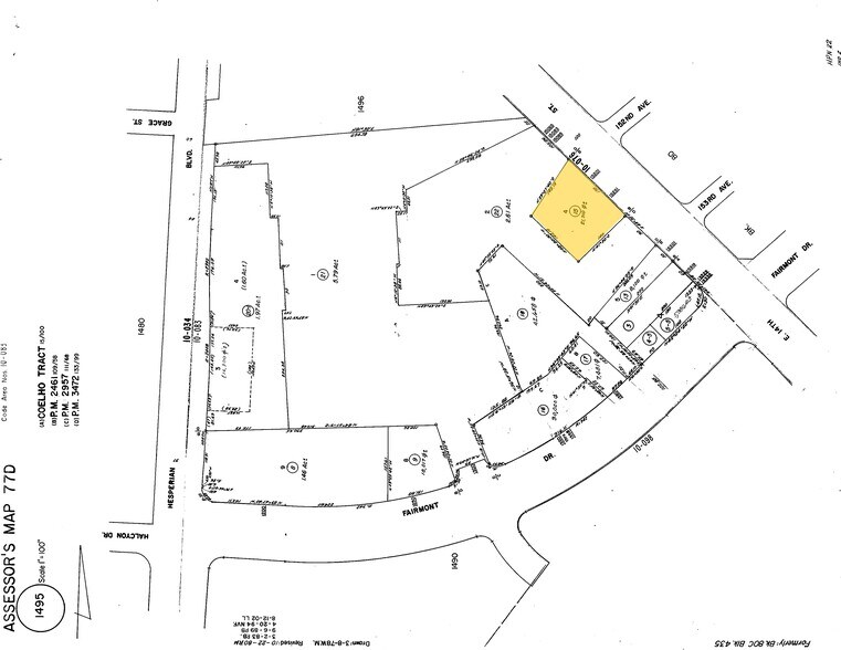 15251-15255 E 14th St, San Leandro, CA à vendre - Plan cadastral – Image 3 sur 3