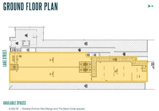 1040-1044 Lake St, Oak Park, IL à louer Plan d’étage– Image 1 sur 1