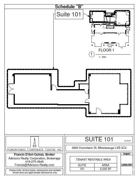 3660 Hurontario St, Mississauga, ON à louer Photo de l’immeuble– Image 1 sur 2