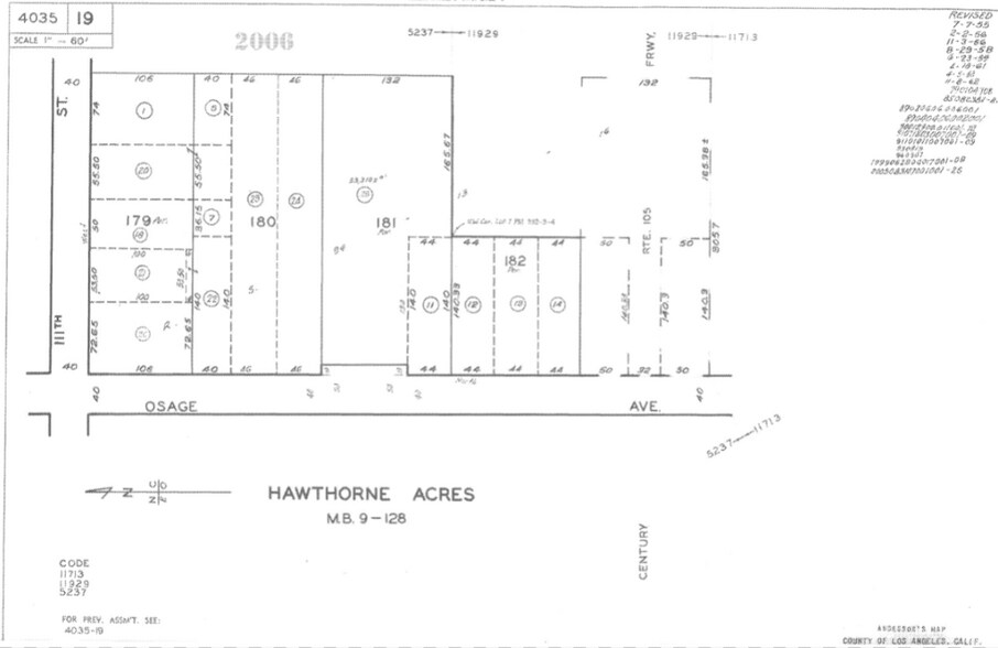 4036 W 111th St, Inglewood, CA à vendre - Plan cadastral – Image 2 sur 17