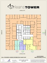 1340 Poydras St, New Orleans, LA à louer Plan de site– Image 1 sur 1