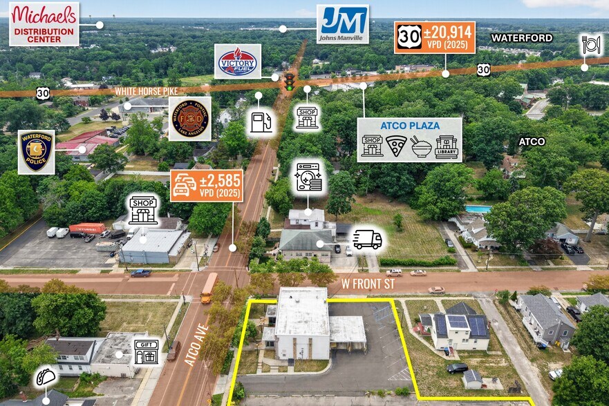 2155 Atco Ave, Atco, NJ à vendre - Photo de l’immeuble – Image 2 sur 9