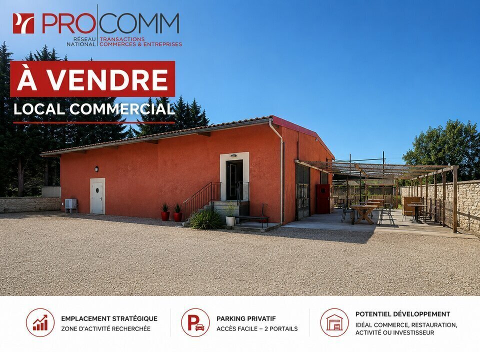 Local commercial dans L'ISLE-SUR-LA-SORGUE à vendre Photo de l’immeuble– Image 1 sur 3