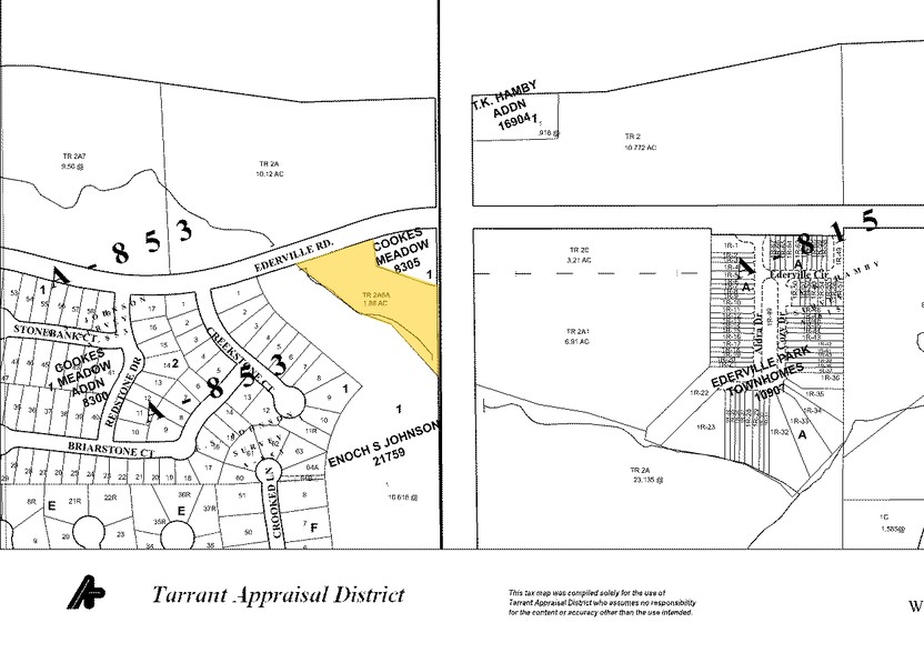 Cooks Ln, Fort Worth, TX à louer - Plan cadastral – Image 2 sur 4