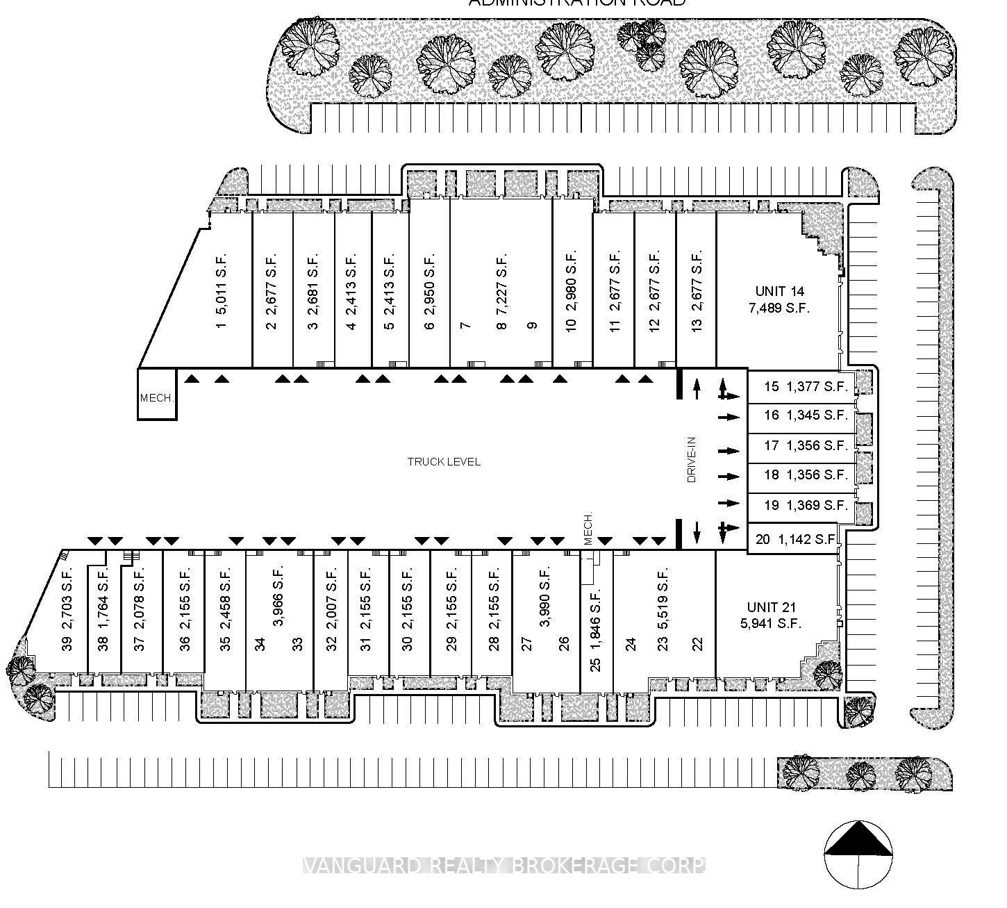 55 Administration Rd, Concord, ON à louer Plan d’étage– Image 1 sur 1