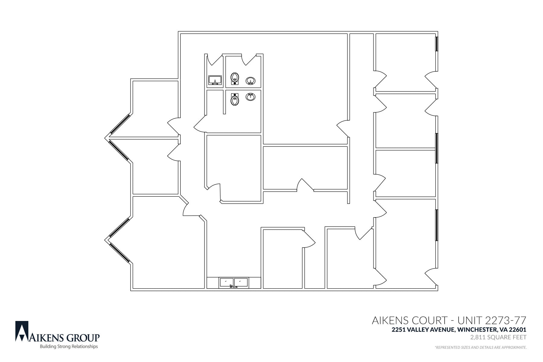 2251-2281 Valley Ave, Winchester, VA à louer Plan d’étage– Image 1 sur 1