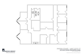 2251-2281 Valley Ave, Winchester, VA à louer Plan d’étage– Image 1 sur 1
