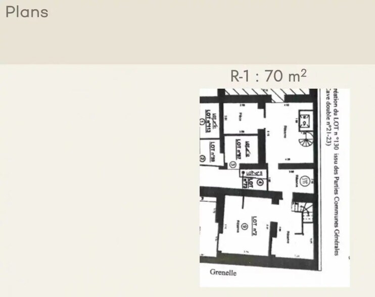 Local commercial dans Paris à louer - Plan d’étage – Image 2 sur 5