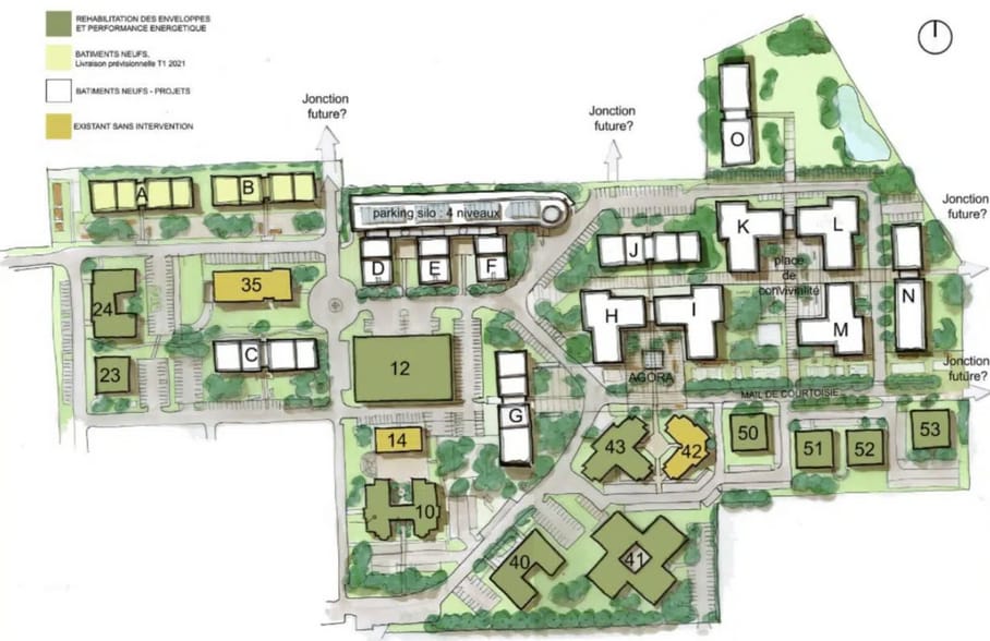 33 Bis Avenue Du Docteur Georges Lévy, Vénissieux à louer - Plan de site – Image 2 sur 3