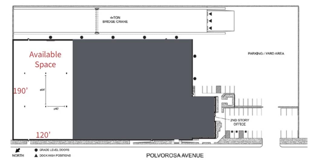2300 Polvorosa Ave, San Leandro, CA à louer Plan d’étage– Image 1 sur 1
