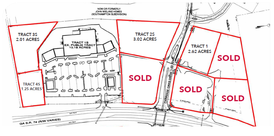 Tyrone Town Center Outparcels portefeuille de 4 biens à vendre sur LoopNet.fr - Photo de l’immeuble – Image 2 sur 4