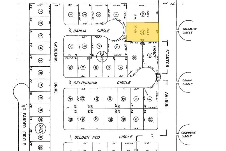 7771 Stanton Ave, Buena Park, CA à vendre - Plan cadastral – Image 3 sur 3