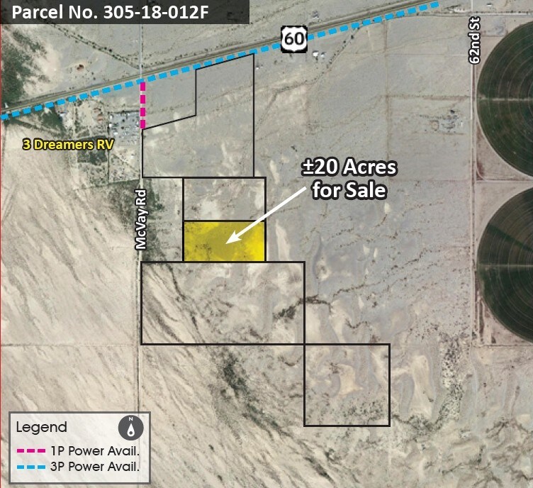 US-60 & McVay Rd, Bouse, AZ à vendre Photo principale– Image 1 sur 2