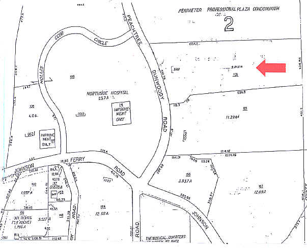 5667 Peachtree Dunwoody Rd, Atlanta, GA à louer - Plan cadastral – Image 2 sur 16