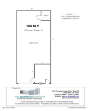 9811 Owensmouth Ave, Chatsworth, CA à louer Plan d’étage– Image 1 sur 1