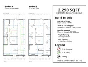 19059 Champion Forest Dr, Spring, TX à louer Plan de site– Image 1 sur 10