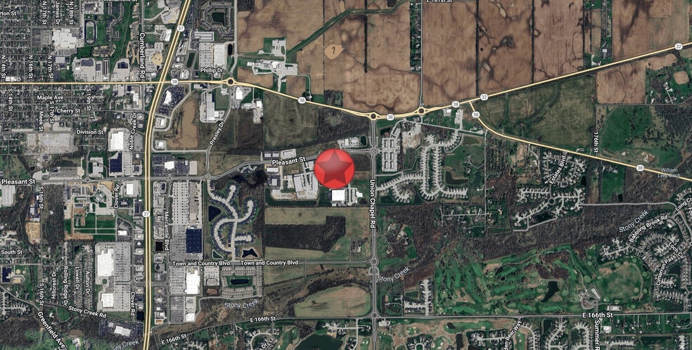 SWC Pleasant St. & Union Chapel, Noblesville, IN à louer - Aérien – Image 3 sur 6