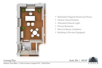 1 East Ave, Lockport, NY à louer Plan de site– Image 2 sur 2
