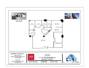 1111 W Mockingbird Ln, Dallas, TX à louer Plan d’étage– Image 1 sur 1