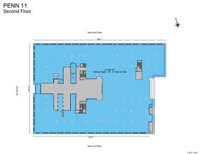 11 Penn Plz, New York, NY à louer Plan d’étage– Image 1 sur 2