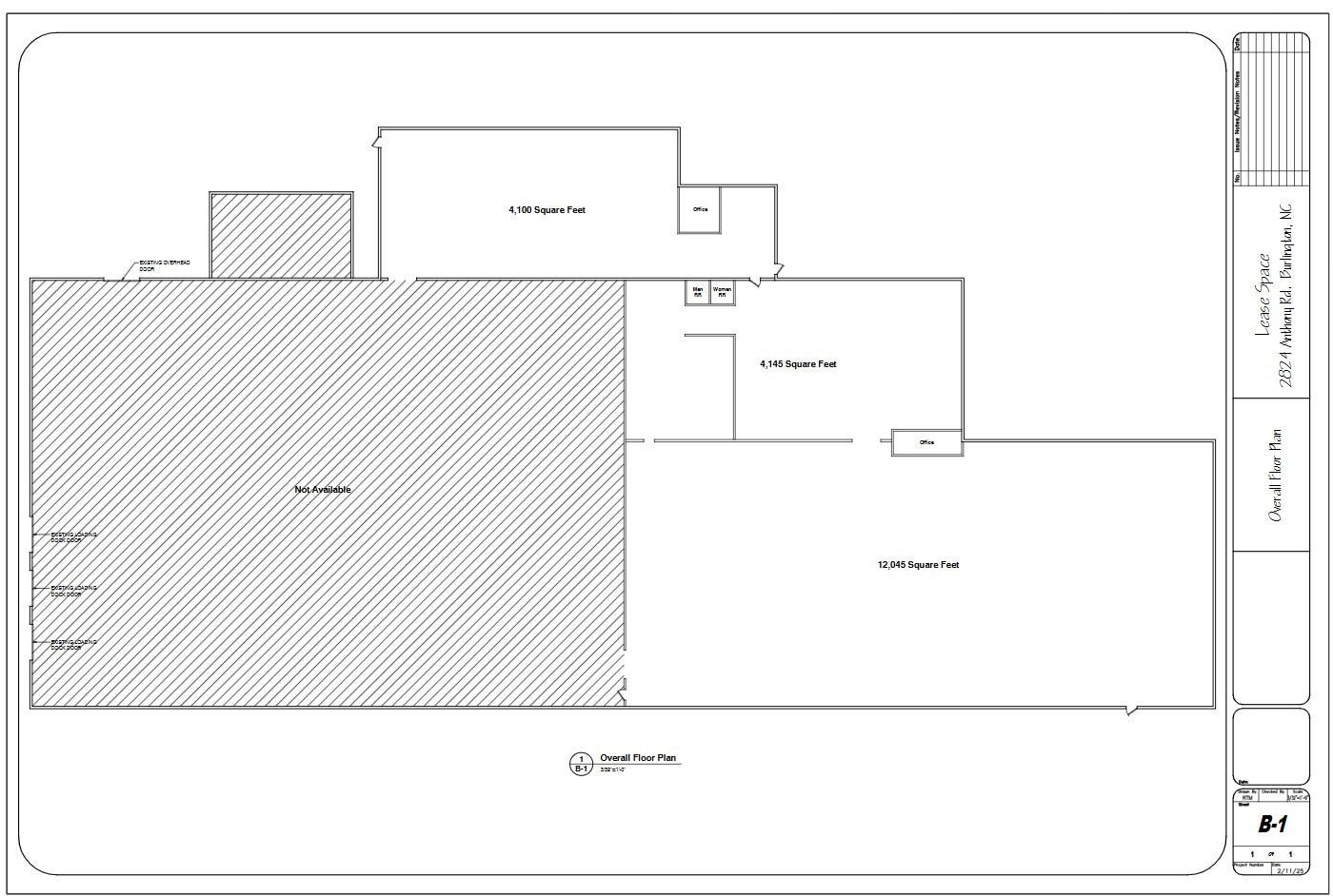 2824 Anthony Rd, Burlington, NC à louer Plan d’étage– Image 1 sur 1