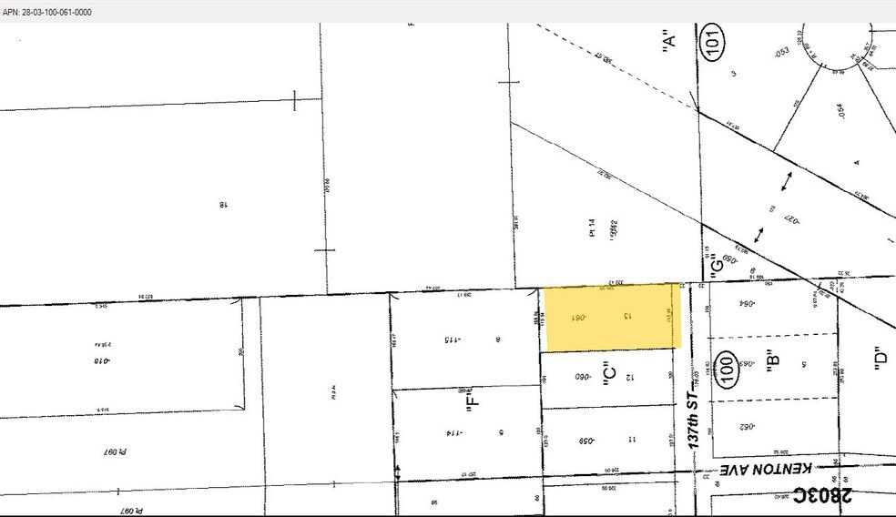 4530 137th St, Crestwood, IL à louer - Plan cadastral – Image 2 sur 2