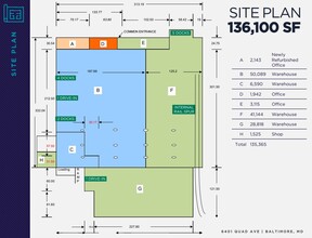 6401 Quad Ave, Baltimore, MD à louer Plan d’étage– Image 1 sur 1