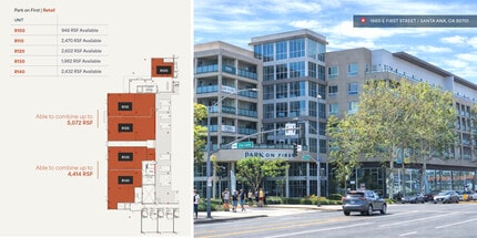 1660 E 1st St, Santa Ana, CA à louer Plan de site– Image 1 sur 1