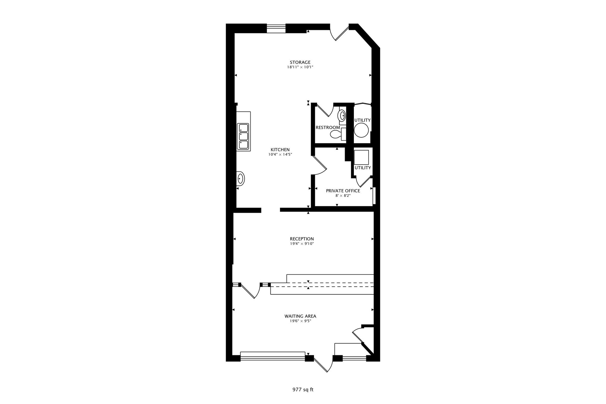 2806 W Lake St, Chicago, IL à louer Plan d’étage– Image 1 sur 1
