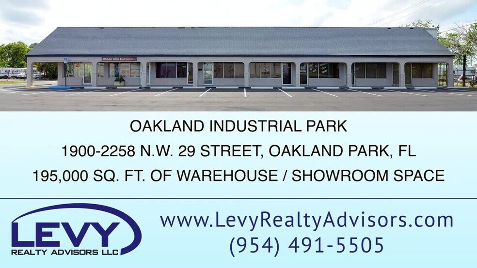 1900-2261 NW 29th St, Oakland Park, FL à louer - Vidéo sur l’annonce professionnelle – Image 2 sur 6