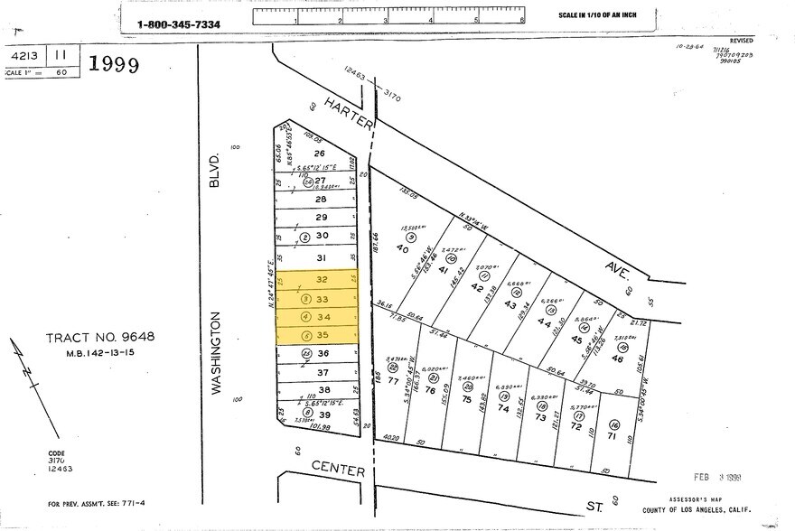 11124 Washington Blvd, Culver City, CA à louer - Plan cadastral – Image 3 sur 3