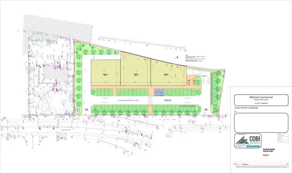 Local commercial dans Angers à louer - Plan d’étage – Image 2 sur 3