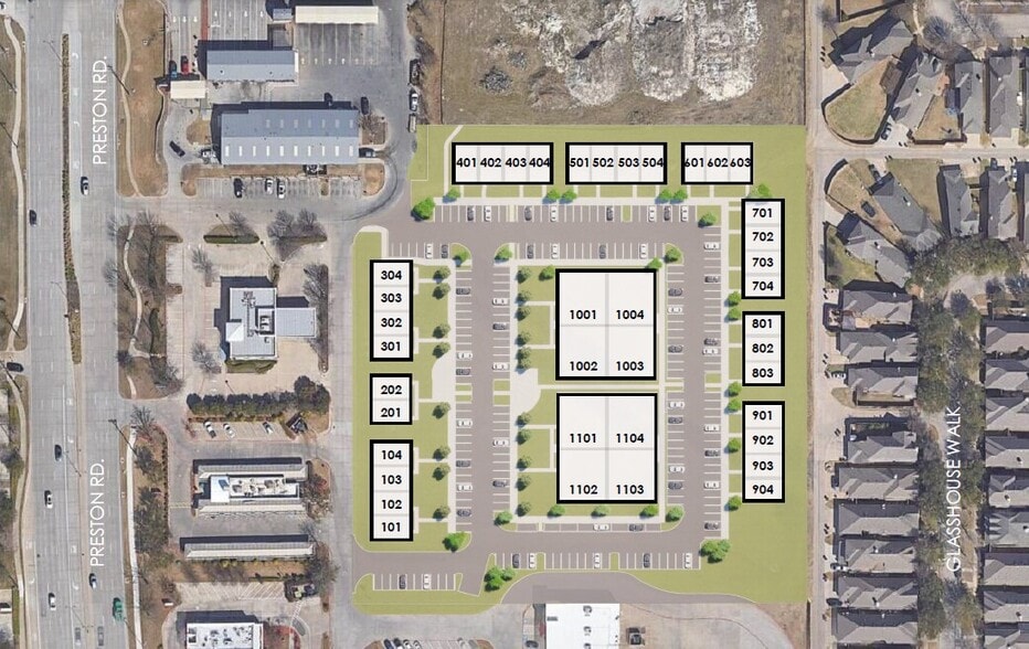 7700 Preston Rd, Frisco, TX à vendre - Plan de site – Image 2 sur 9
