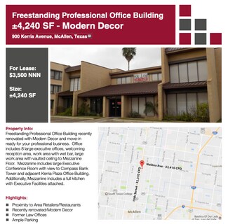 Plus de détails pour 900 Kerria Ave, McAllen, TX - Bureau à louer