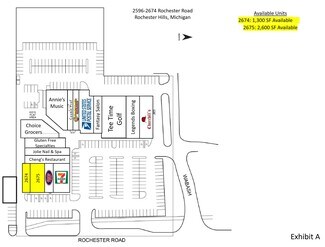 Plus de détails pour 2602-2670 S Rochester Rd, Rochester Hills, MI - Local commercial à louer