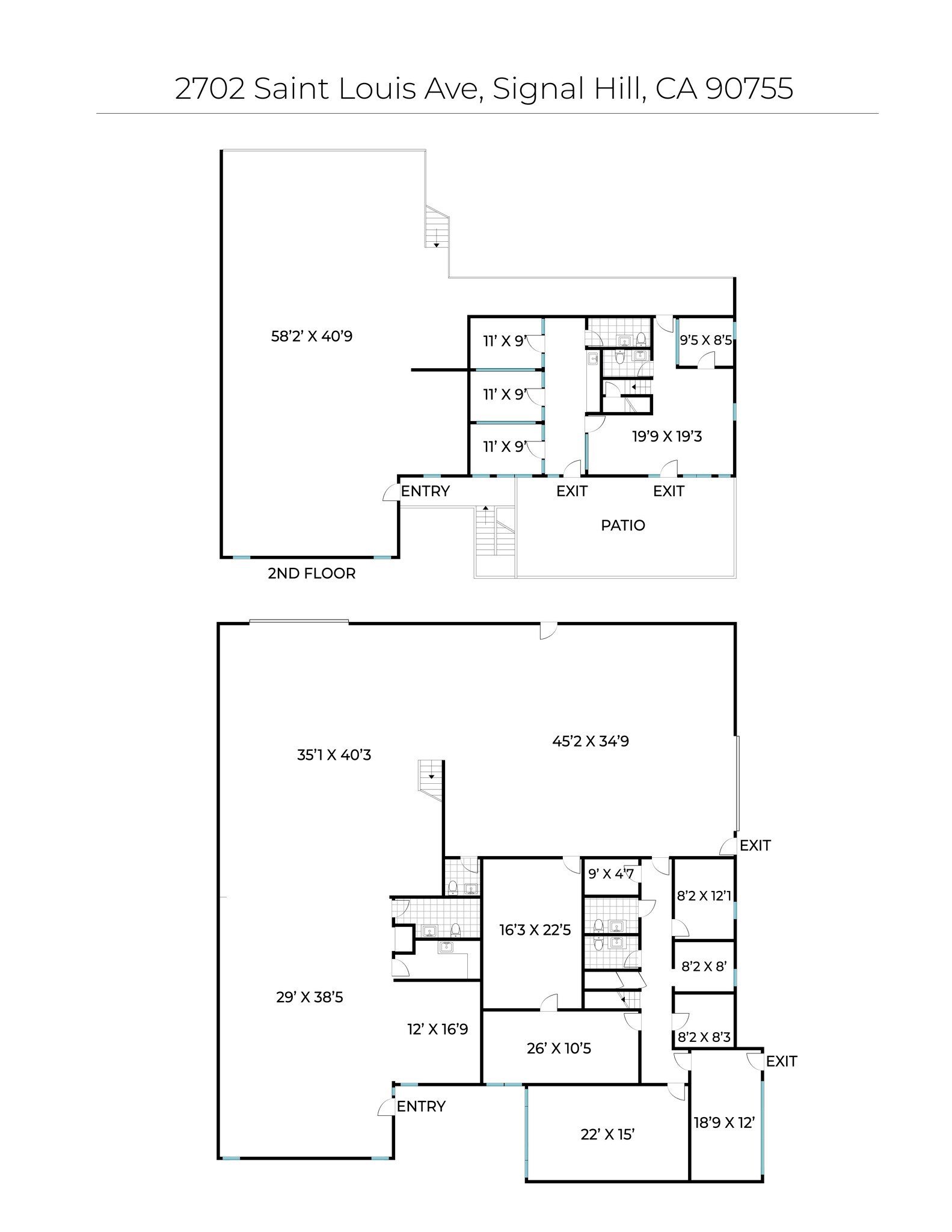 2702 Saint Louis Ave, Signal Hill, CA à louer Plan de site– Image 1 sur 68