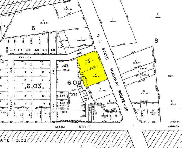 1566 Rt 38, Lumberton, NJ à louer - Plan cadastral – Image 2 sur 7