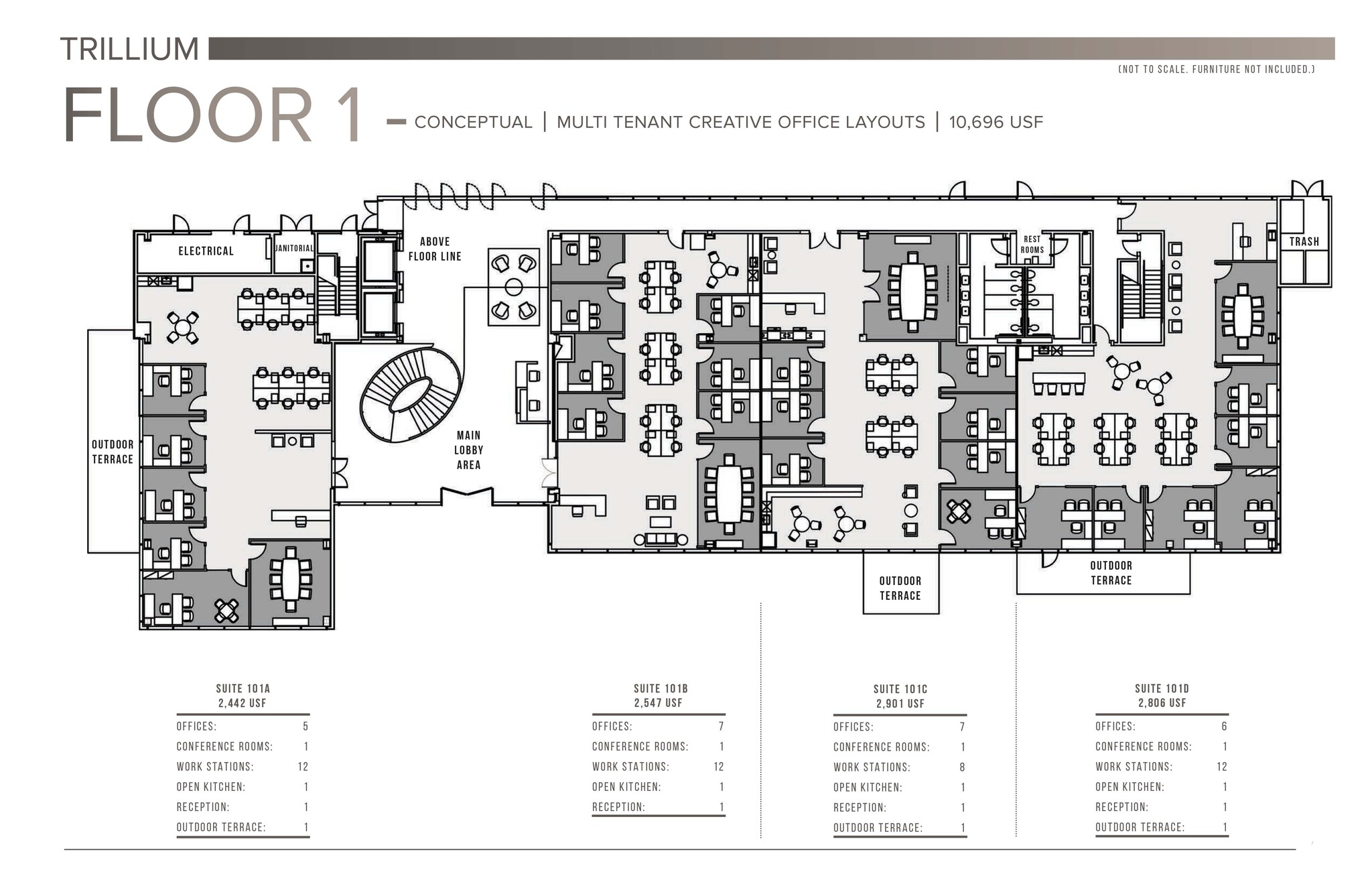 6336 Canoga Ave, Woodland Hills, CA à louer Plan d’étage– Image 1 sur 1