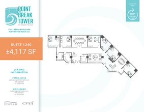 17011 Beach Blvd, Huntington Beach, CA à louer Plan d’étage– Image 1 sur 2