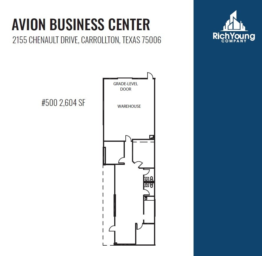 2155 Chenault Dr, Carrollton, TX à louer Plan d’étage– Image 1 sur 1