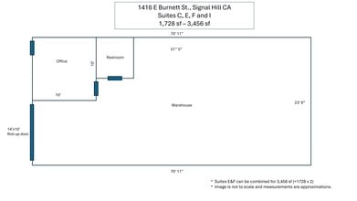1390 E Burnett St, Signal Hill, CA à louer Plan de site– Image 1 sur 11