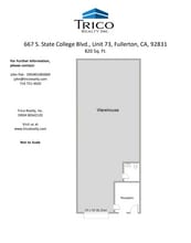 667-759 S State College Blvd, Fullerton, CA à louer Plan d’étage– Image 1 sur 1