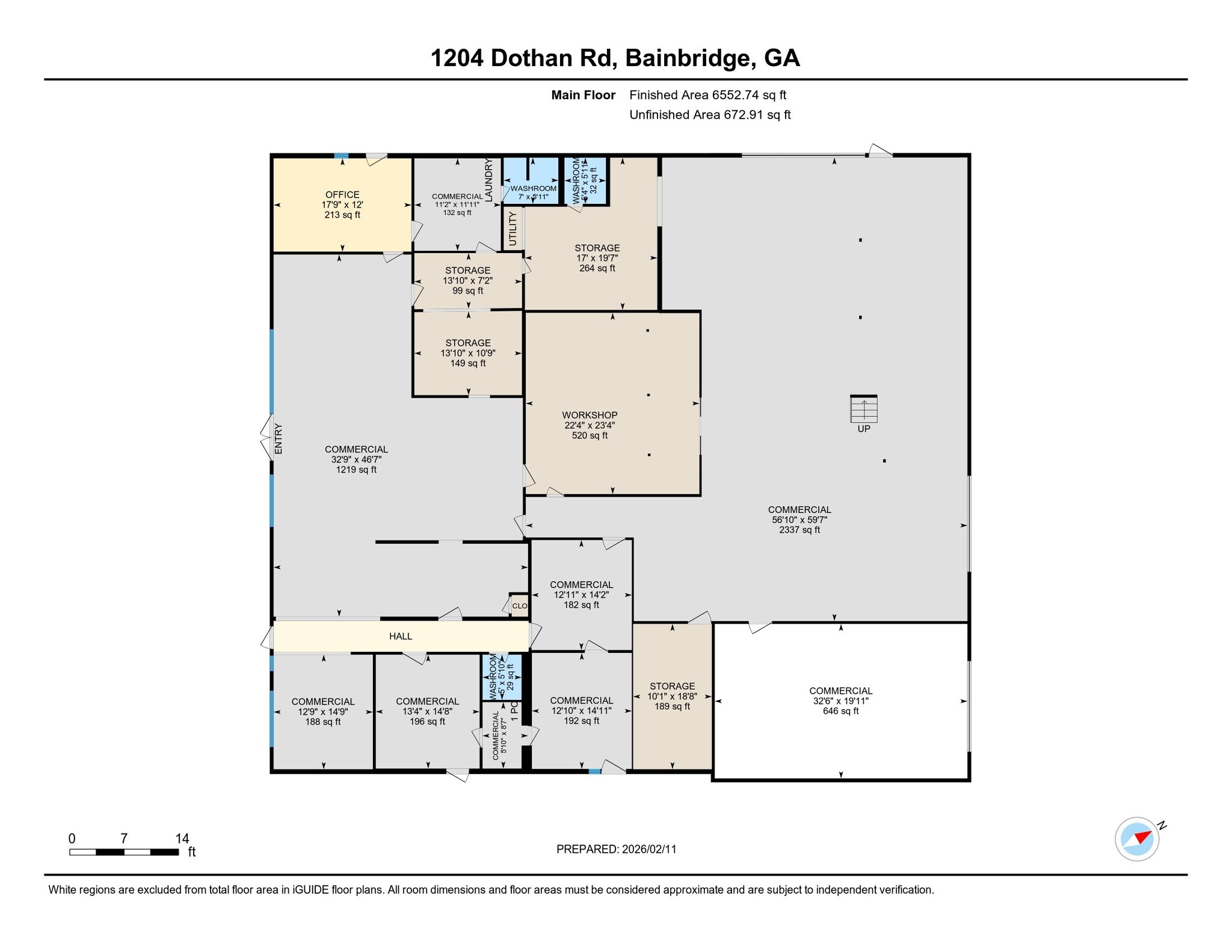 1204 Dothan Rd, Bainbridge, GA à louer Plan d’étage– Image 1 sur 1