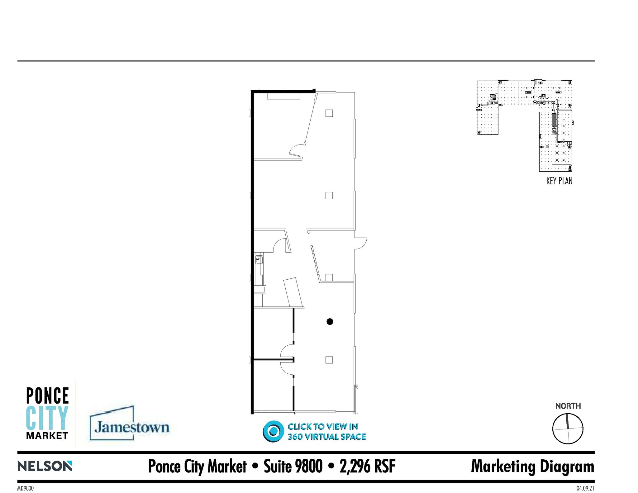 675 Ponce de Leon Ave NE, Atlanta, GA à louer Plan d’étage– Image 1 sur 1