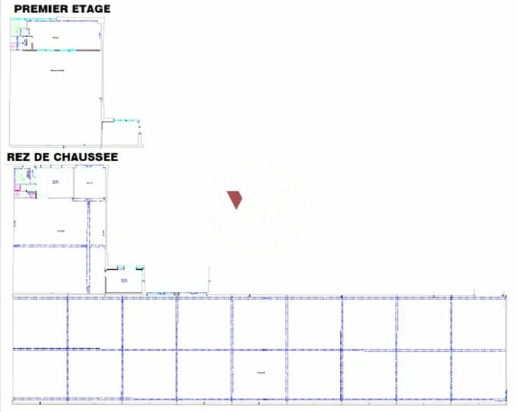 Local d’activités dans Le Thillay à louer - Plan d’étage – Image 2 sur 2