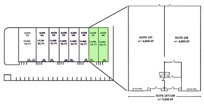 2141 S Industrial Park Ave, Tempe, AZ à louer Plan d’étage– Image 1 sur 1