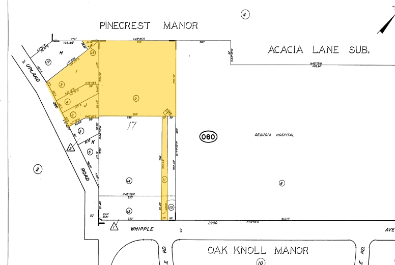 2900 Whipple Ave, Redwood City, CA à louer - Plan cadastral – Image 2 sur 13