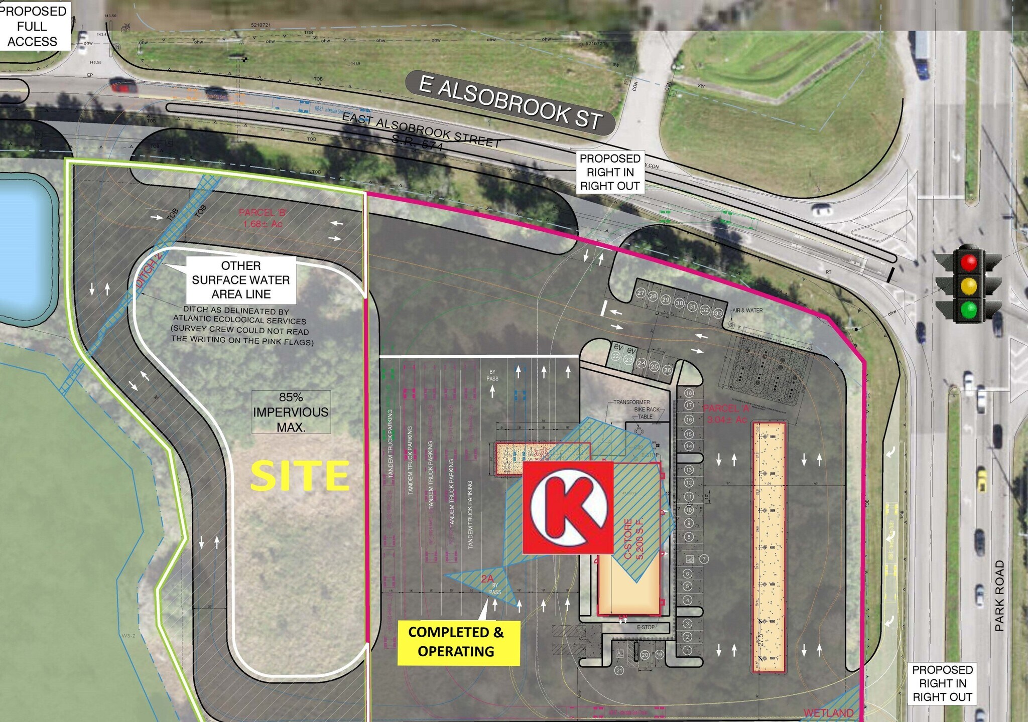 E Alsobrook St and Park Rd, Plant City, FL à vendre Plan de site– Image 1 sur 2